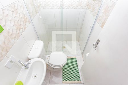 Banheiro de casa para alugar com 1 quarto, 35m² em Vila das Merces, São Paulo