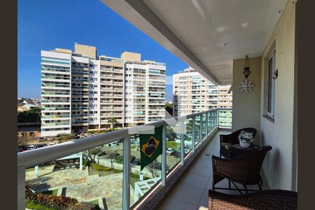 Varanda de apartamento à venda com 3 quartos, 100m² em Recreio dos Bandeirantes, Rio de Janeiro