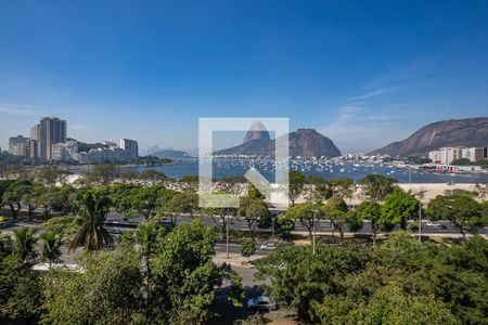 Quarto vista da janela de kitnet/studio para alugar com 1 quarto, 27m² em Botafogo, Rio de Janeiro
