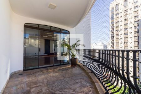 Varanda 2 da Sala de apartamento para alugar com 6 quartos, 468m² em Jardim Paulista, São Paulo