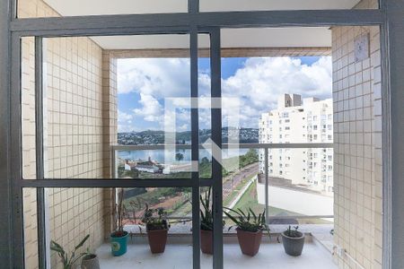 Varanda Sala de apartamento à venda com 2 quartos, 130m² em Alphaville Nova Lima, Nova Lima