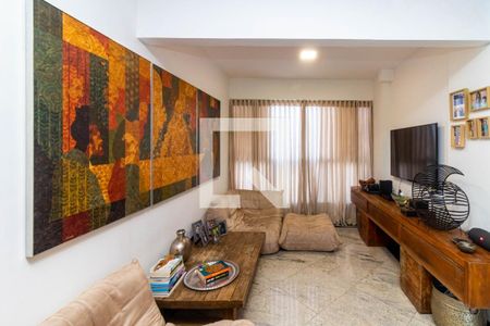 Sala de apartamento à venda com 4 quartos, 140m² em União, Belo Horizonte