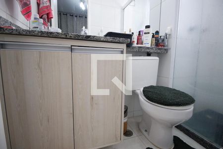 Banheiro da Suíte de apartamento à venda com 3 quartos, 64m² em Vila Praia, São Paulo