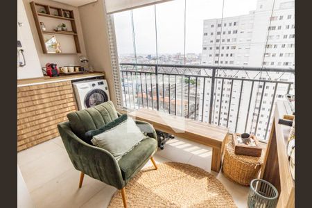 Varanda de apartamento à venda com 1 quarto, 45m² em Brás, São Paulo