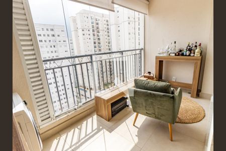 Varanda de apartamento à venda com 1 quarto, 45m² em Brás, São Paulo