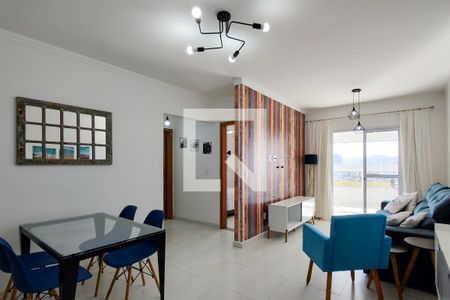 Sala de apartamento para alugar com 2 quartos, 82m² em Aviação, Praia Grande