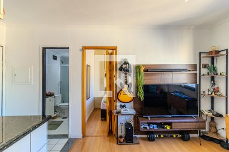 Sala de apartamento para alugar com 1 quarto, 32m² em Higienópolis, São Paulo