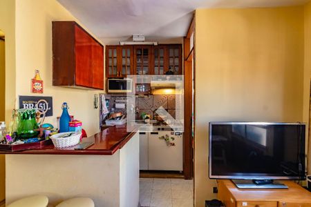 Cozinha de apartamento à venda com 1 quarto, 33m² em Mirandópolis, São Paulo