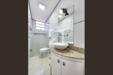 Banheiro da Suíte de apartamento à venda com 3 quartos, 110m² em São Lucas, Belo Horizonte