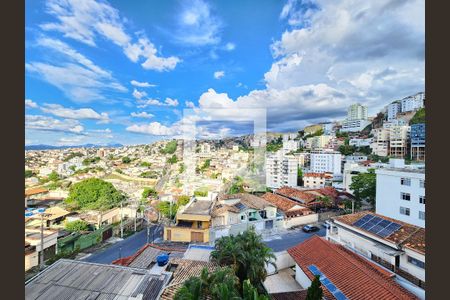 Vista da Suíte de apartamento à venda com 3 quartos, 110m² em São Lucas, Belo Horizonte