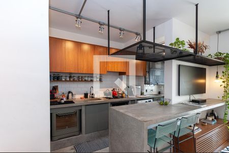 Cozinha Americana de apartamento à venda com 2 quartos, 57m² em Barra Funda, São Paulo