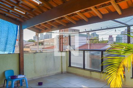 Varanda da Sala de casa à venda com 3 quartos, 235m² em Jardim Copacabana, São Bernardo do Campo