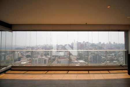 VIsta da Sala de Estar e Varanda Gourmet de apartamento para alugar com 2 quartos, 121m² em Pinheiros, São Paulo