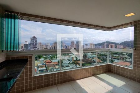 Sacada de apartamento para alugar com 2 quartos, 74m² em Canto do Forte, Praia Grande