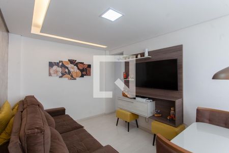 Sala de apartamento à venda com 2 quartos, 47m² em Mantiqueira, Belo Horizonte