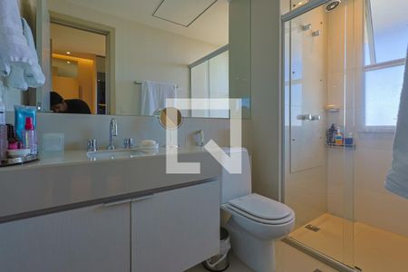 Banheiro do Quarto 1 de apartamento à venda com 2 quartos, 75m² em Vila da Serra, Belo Horizonte