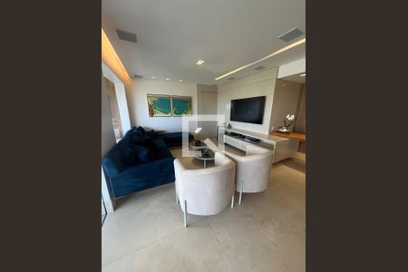 Sala de TV de apartamento à venda com 3 quartos, 137m² em Vila da Serra, Nova Lima
