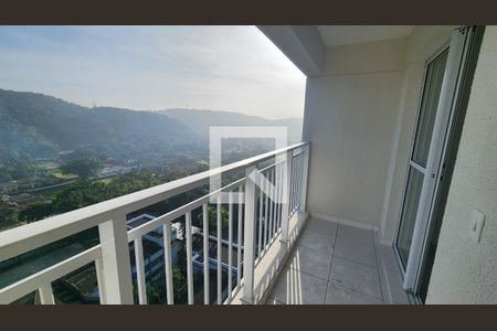 Varanda da Sala de apartamento para alugar com 2 quartos, 52m² em Morro Nova Cintra, Santos