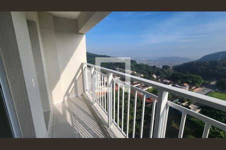 Varanda da Sala de apartamento para alugar com 2 quartos, 52m² em Morro Nova Cintra, Santos