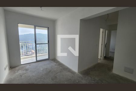 Sala de apartamento para alugar com 2 quartos, 52m² em Morro Nova Cintra, Santos