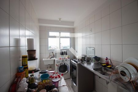 Cozinha de apartamento à venda com 2 quartos, 49m² em Vila Nova Curuçá, São Paulo