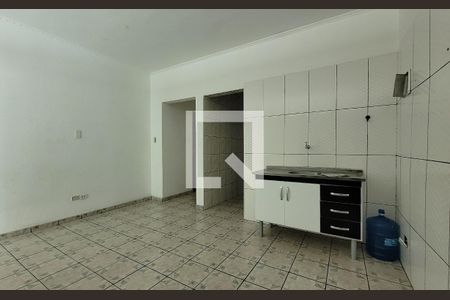 Sala/Cozinha de apartamento para alugar com 1 quarto, 40m² em Parque João Ramalho, Santo André