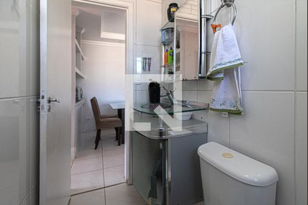 banheiro social_3 de apartamento à venda com 2 quartos, 50m² em Vila Conde do Pinhal, São Paulo