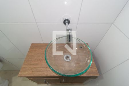 Detalhe - Banheiro de apartamento para alugar com 1 quarto, 35m² em Vila Oratorio, São Paulo