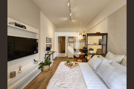 Sala/Quarto  de apartamento para alugar com 1 quarto, 32m² em Centro, Rio de Janeiro