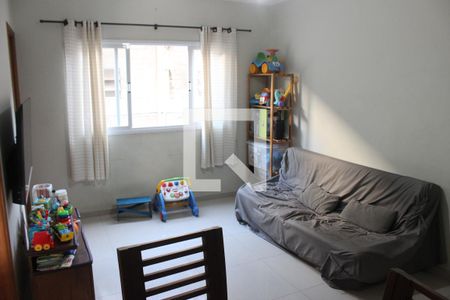 Sala de casa de condomínio para alugar com 3 quartos, 114m² em Centro, São Vicente