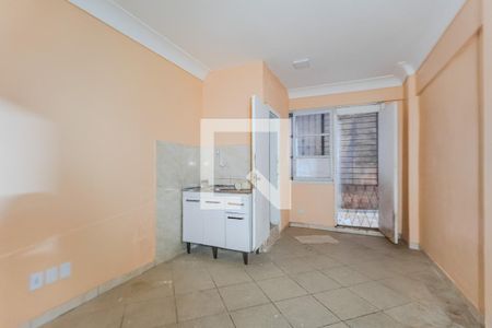 Sala/Quarto/Cozinha de kitnet/studio à venda com 1 quarto, 18m² em Centro Histórico, Porto Alegre