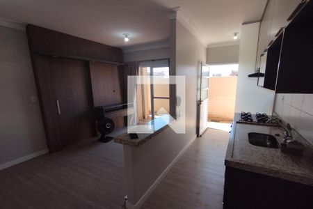 Cozinha de apartamento para alugar com 2 quartos, 50m² em Campos Elísios, Ribeirão Preto