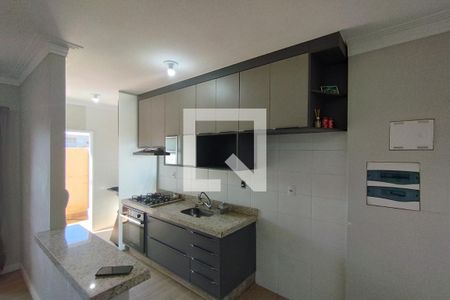 Cozinha de apartamento para alugar com 2 quartos, 50m² em Campos Elísios, Ribeirão Preto