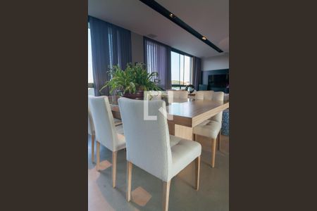 Sala de Jantar de apartamento à venda com 3 quartos, 154m² em Vale dos Cristais, Nova Lima