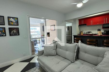 Sala de apartamento à venda com 2 quartos, 80m² em Empresarial 18 do Forte, Barueri