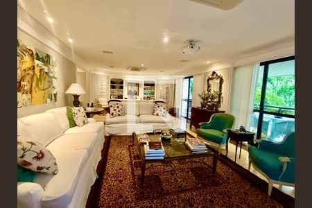 Sala  de apartamento para alugar com 3 quartos, 260m² em Lagoa, Rio de Janeiro