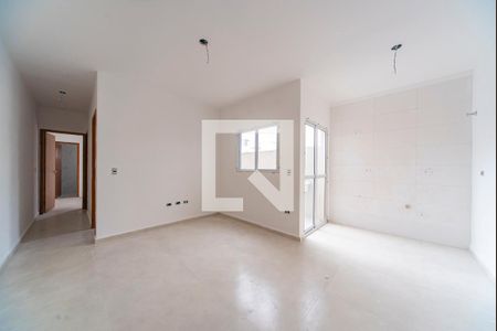Sala de apartamento à venda com 2 quartos, 70m² em Jardim Santo Alberto, Santo André