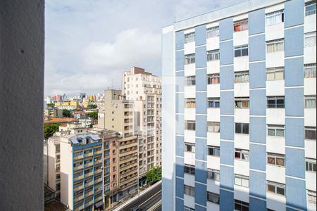 Vista da Varanda da Sala/Quarto de kitnet/studio à venda com 1 quarto, 38m² em Consolação, São Paulo