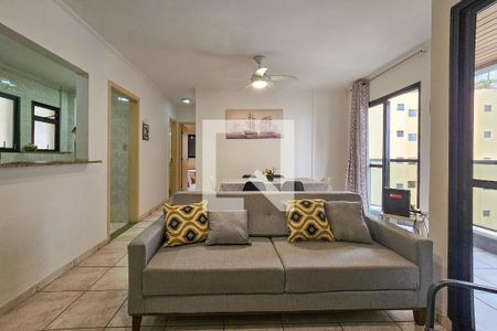 Sala de apartamento para alugar com 2 quartos, 68m² em Jardim Las Palmas, Guarujá