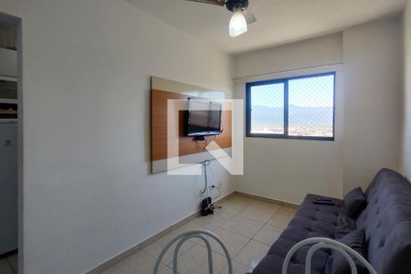 Sala de apartamento para alugar com 1 quarto, 50m² em Cidade Ocian, Praia Grande