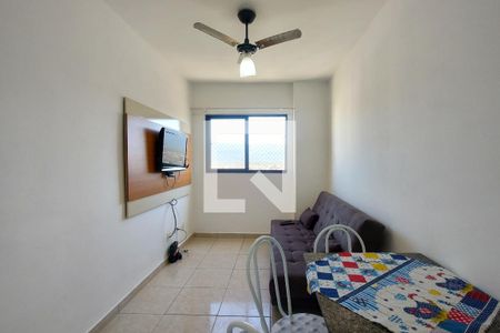 Sala de apartamento para alugar com 1 quarto, 50m² em Cidade Ocian, Praia Grande