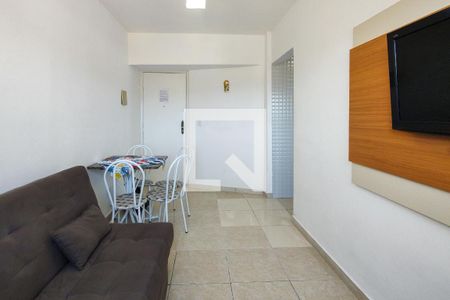 Sala de apartamento para alugar com 1 quarto, 50m² em Cidade Ocian, Praia Grande