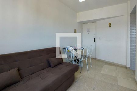 Sala de apartamento para alugar com 1 quarto, 50m² em Cidade Ocian, Praia Grande