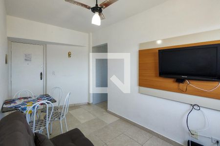 Sala de apartamento para alugar com 1 quarto, 50m² em Cidade Ocian, Praia Grande