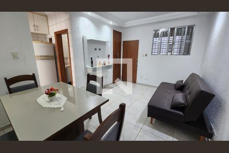 Sala de apartamento para alugar com 2 quartos, 60m² em Aparecida, Santos