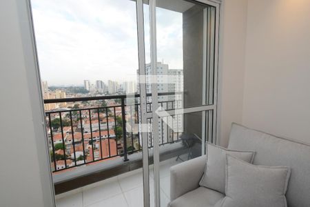 Varanda da Sala de apartamento à venda com 2 quartos, 40m² em Jardim Prudência, São Paulo