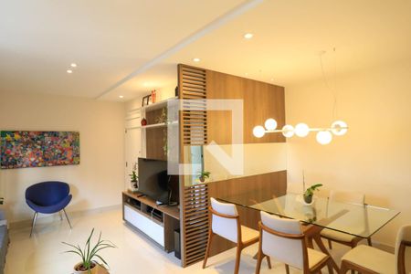 Sala de apartamento à venda com 3 quartos, 110m² em Lourdes, Belo Horizonte