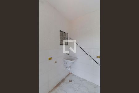 Sala e Cozinha Integrada  de apartamento para alugar com 1 quarto, 30m² em Vila Talarico, São Paulo