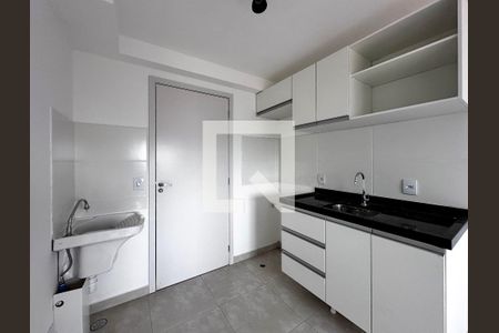 Cozinha de apartamento para alugar com 1 quarto, 25m² em Jardim Monte Azul, São Paulo