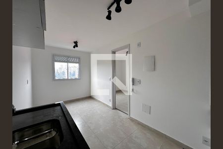 Cozinha de apartamento para alugar com 1 quarto, 25m² em Jardim Monte Azul, São Paulo